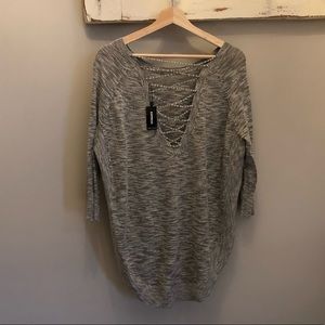 🎀NEW🎀EXPRESS Heathered Grey Sweater